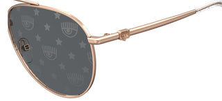 Chiara Ferragni CF 1001/S women Gold Pilot Sunglasses