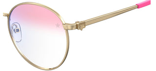 Chiara Ferragni CF 1011/BB women Rose gold Round Eyeglasses