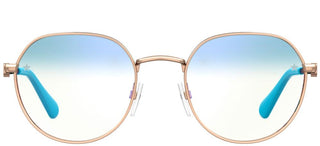 Chiara Ferragni CF 1012/BB women Gold Round Eyeglasses