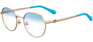 Chiara Ferragni CF 1012/BB women Gold Round Eyeglasses