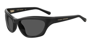 Chiara Ferragni CF 7030/S women Black Geometric Sunglasses