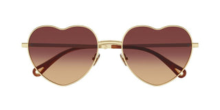 Chloé CH0071S women Gold Geometric Sunglasses