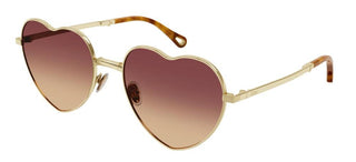 Chloé CH0071S women Gold Geometric Sunglasses