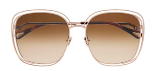 Chloé CH0077SK women Gold Geometric Sunglasses