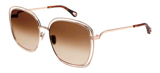 Chloé CH0077SK women Gold Geometric Sunglasses