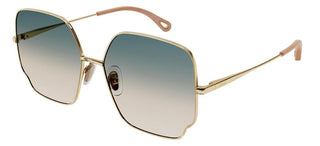 Chloé CH0092S women Gold Geometric Sunglasses