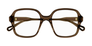 Chloé CH0126O women Brown Geometric Eyeglasses