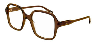 Chloé CH0126O women Brown Geometric Eyeglasses