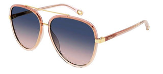 Chloé CH0129S women Orange Pilot Sunglasses