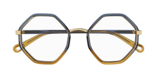 Chloé CH0132O women Blue Geometric Eyeglasses