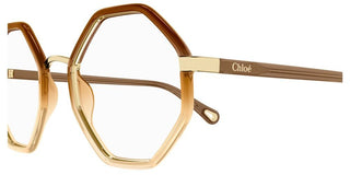 Chloé CH0132O women Brown Geometric Eyeglasses