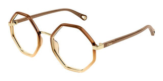 Chloé CH0132O women Brown Geometric Eyeglasses