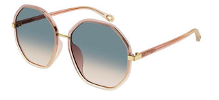 Chloé CH0133SA women Orange Geometric Sunglasses