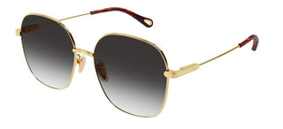 Chloé CH0139SA women Gold Geometric Sunglasses