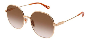 Chloé CH0140SA women Gold Geometric Sunglasses