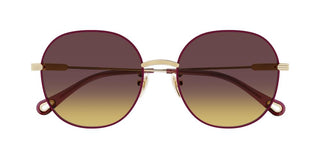 Chloé CH0140SA women Gold Geometric Sunglasses