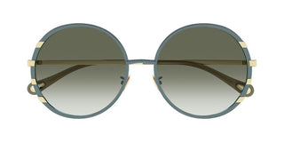 Chloé CH0144S women Green Round Sunglasses