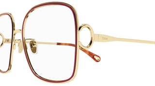 Chloé CH0147O women Pink Geometric Eyeglasses