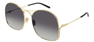 Chloé CH0164S women Gold Geometric Sunglasses