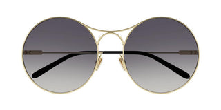 Chloé CH0166S women Gold Round Sunglasses