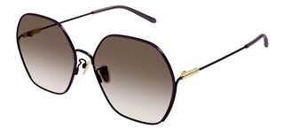 Chloé CH0169SA women Blue Geometric Sunglasses