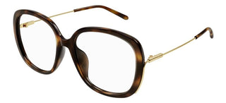 Chloé CH0176OA women Havana Geometric Eyeglasses