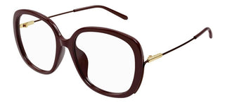 Chloé CH0176OA women Brown Geometric Eyeglasses