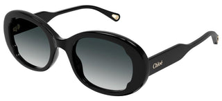 Chloé CH0197SA women Black Round Sunglasses