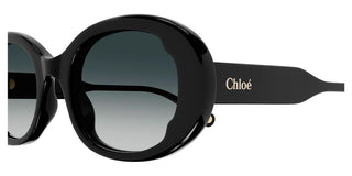 Chloé CH0197S women Black Round Sunglasses