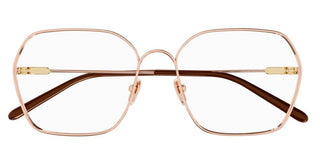 Chloé CH0208O women Rose gold Squared Eyeglasses