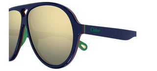 Chloé CH0211S women Blue Pilot Sunglasses