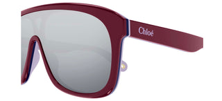 Chloé CH0212S women Red Shield Sunglasses