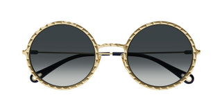 Chloé CH0230S women Gold Round Sunglasses