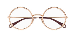 Chloé CH0232O women Rose gold Round Eyeglasses