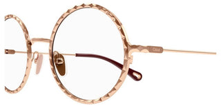 Chloé CH0232O women Rose gold Round Eyeglasses