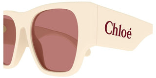 Chloé CH0233S women White Squared Sunglasses