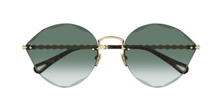 Chloé CH0253S women Gold Cat Eye Sunglasses