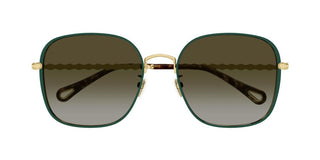 Chloé Ch0255s Women Gold Geometric Sunglasses