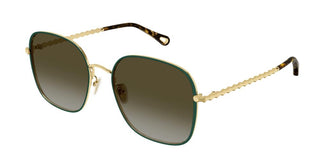 Chloé Ch0255s Women Gold Geometric Sunglasses