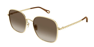 Chloé CH0255S women Gold Geometric Sunglasses