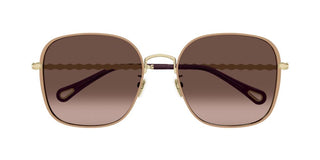 Chloé CH0255S women Gold Geometric Sunglasses