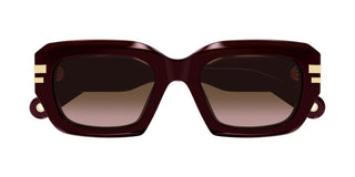 Chloé CH0256S women Red Squared Sunglasses