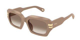 Chloé CH0256S women Brown Squared Sunglasses