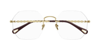 Chloé CH0270O women Gold Geometric Eyeglasses