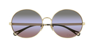 Chloé CH0281S women Gold Round Sunglasses