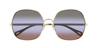 Chloé CH0282S women Gold Squared Sunglasses