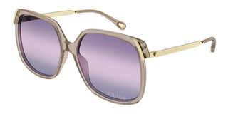 Chloé CH0286S women Brown Squared Sunglasses