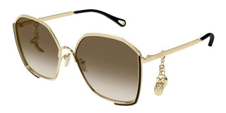 Chloé CH0288S women Gold Squared Sunglasses