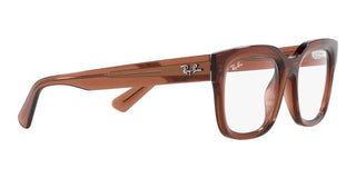 Ray-Ban CHAD RX 7217 unisex Brown Geometric Eyeglasses