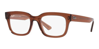 Ray-Ban CHAD RX 7217 unisex Brown Geometric Eyeglasses